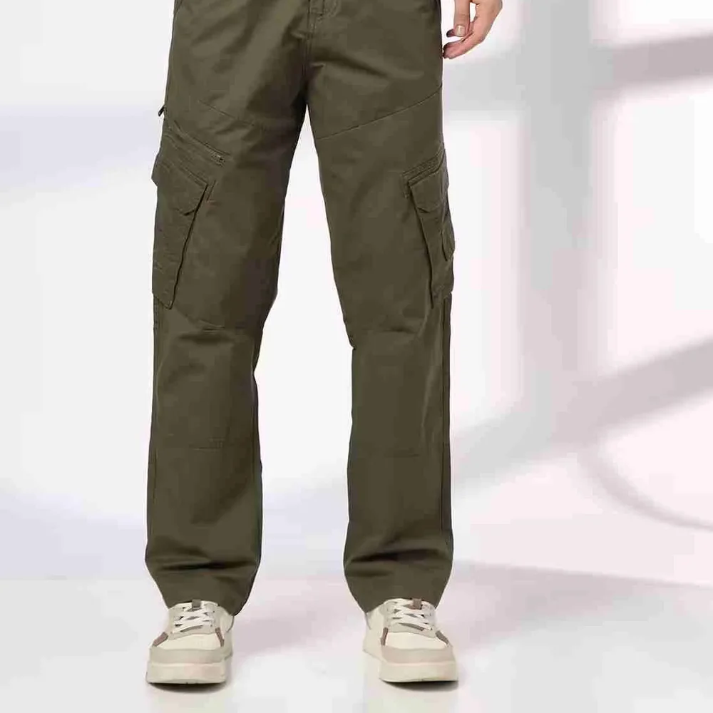 Men's Loose Fit Cargo Trousers - Textiles & Apparel by Apt Trends