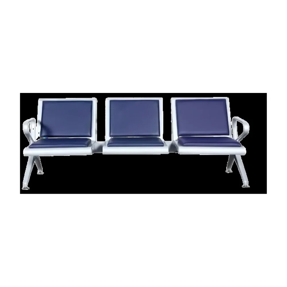 Mild Steel 3 Seater Hospital Waiting Chair - Healthcare & Medical by Medicom International
