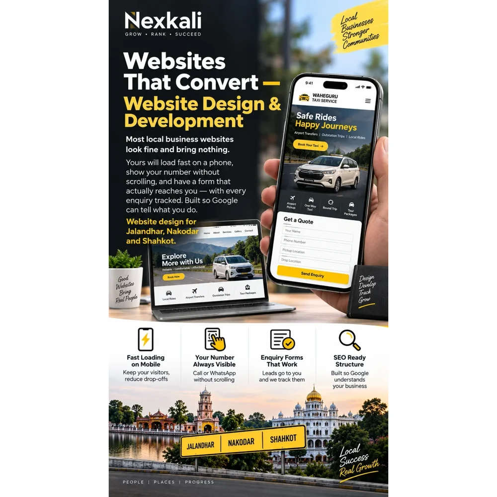 Websites That Convert — Website Design & Development - Business & Professional Services by Nexkali