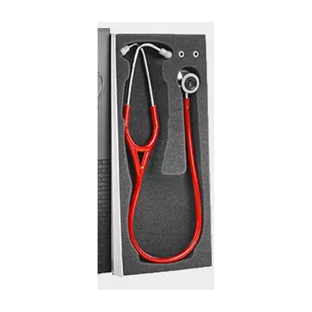 Revival Soundcraft Stainless Steel Cardiology Stethoscope Red - Healthcare & Medical by Accurate Surgicals