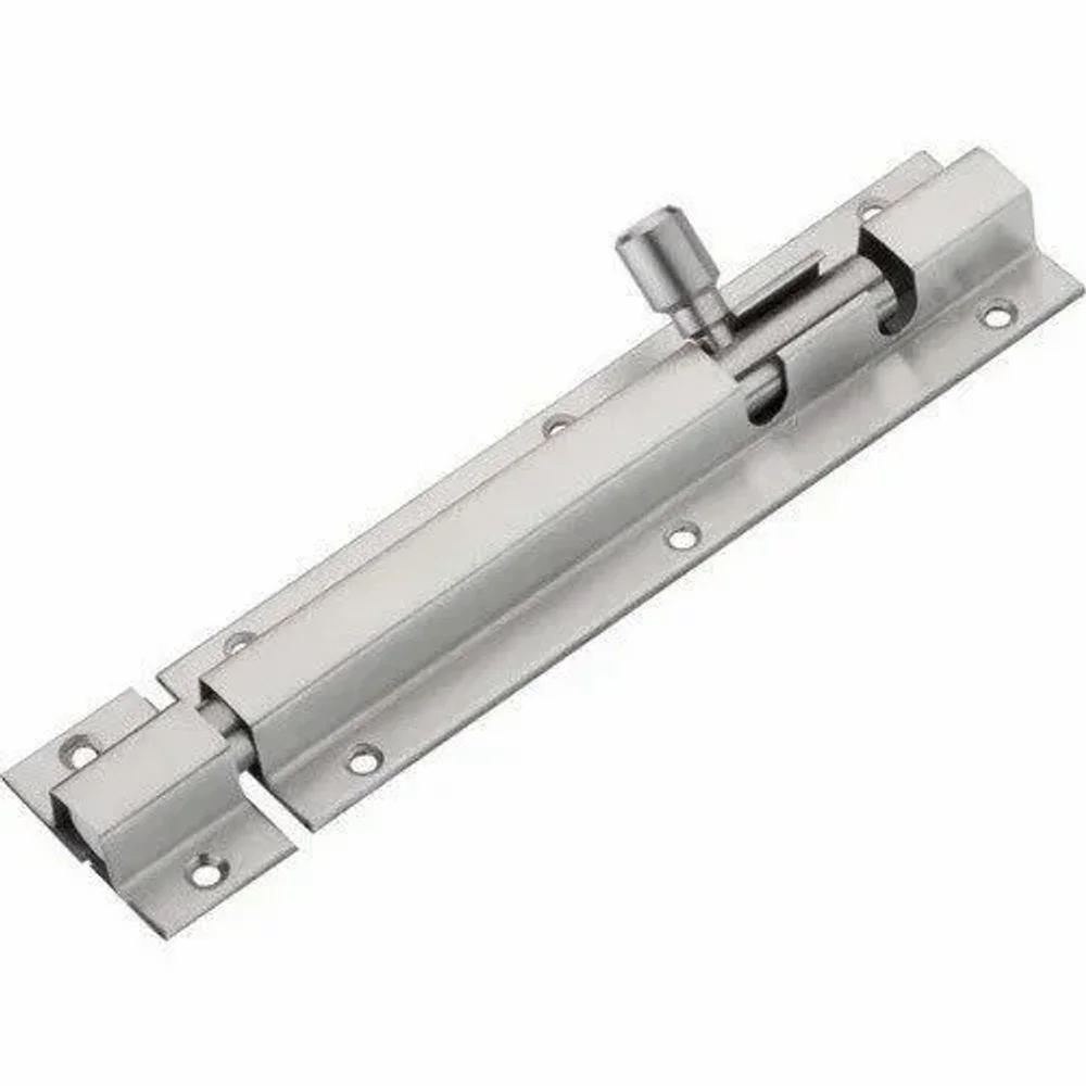 Polished Stainless Steel Door Bolt - Metals & Alloys by Adamas Impex