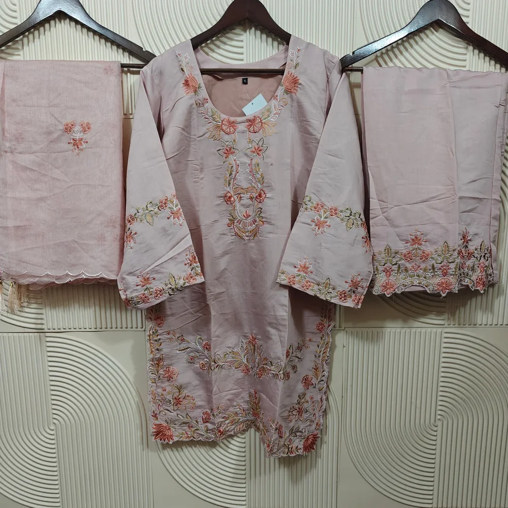 AYZEL Stitched Embroidered Net Suit - Textiles & Apparel by Ayzel Pvt. Ltd.