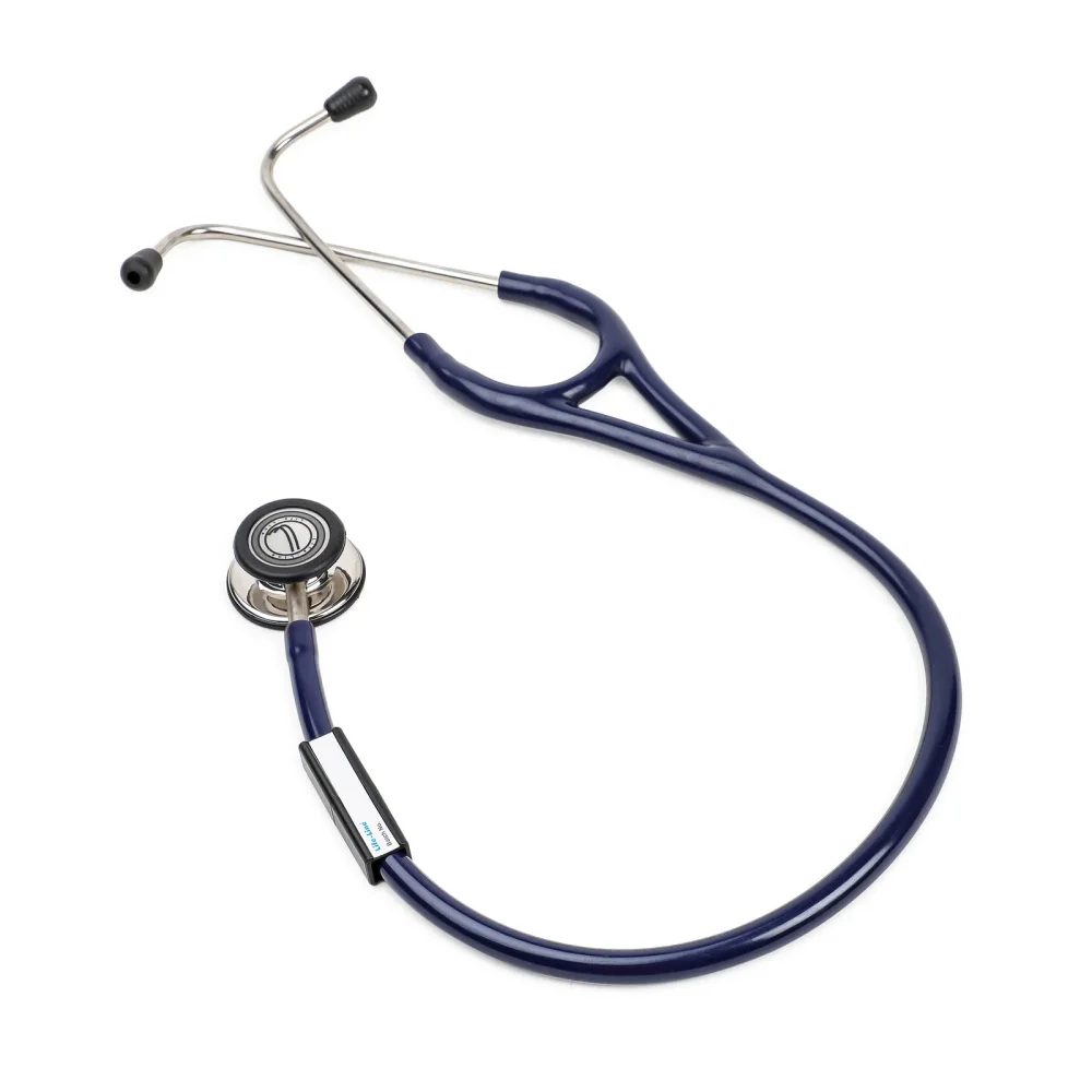 Life-Line L1-Steel Double-Sided Stethoscope (Dark Blue) - Healthcare & Medical by Accurate Surgicals