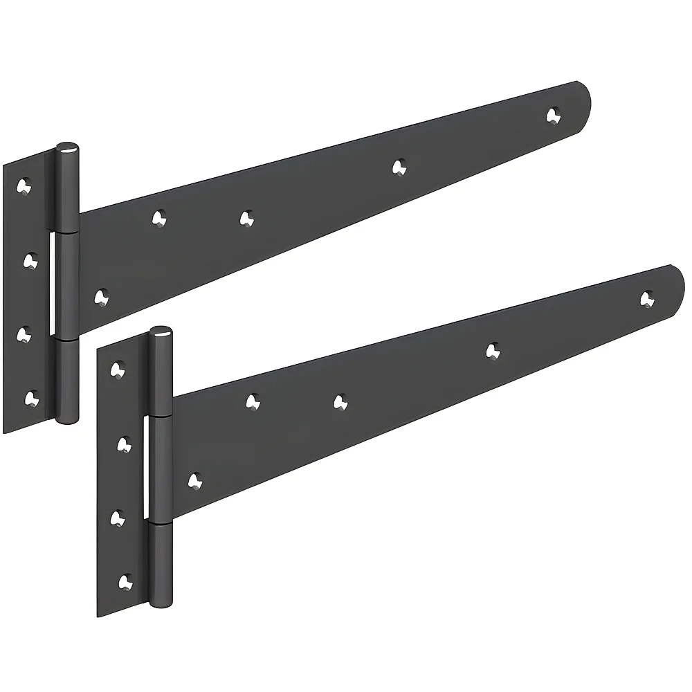 2-inch Polished Aluminum T-Shape Hinges - Furniture & Interiors by Nav-Durga Metals