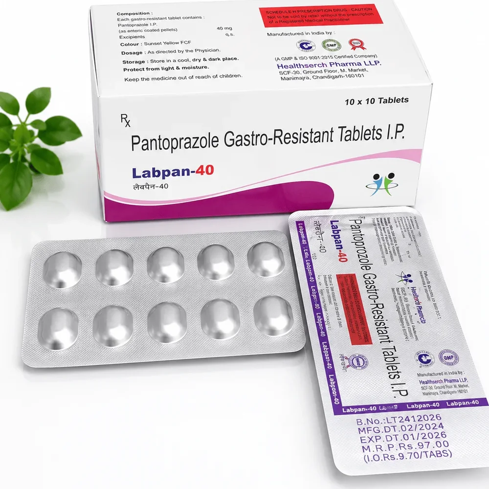 Pantoprazole 40mg Tablets - Healthcare & Medical by Healthserch Pharma LLP
