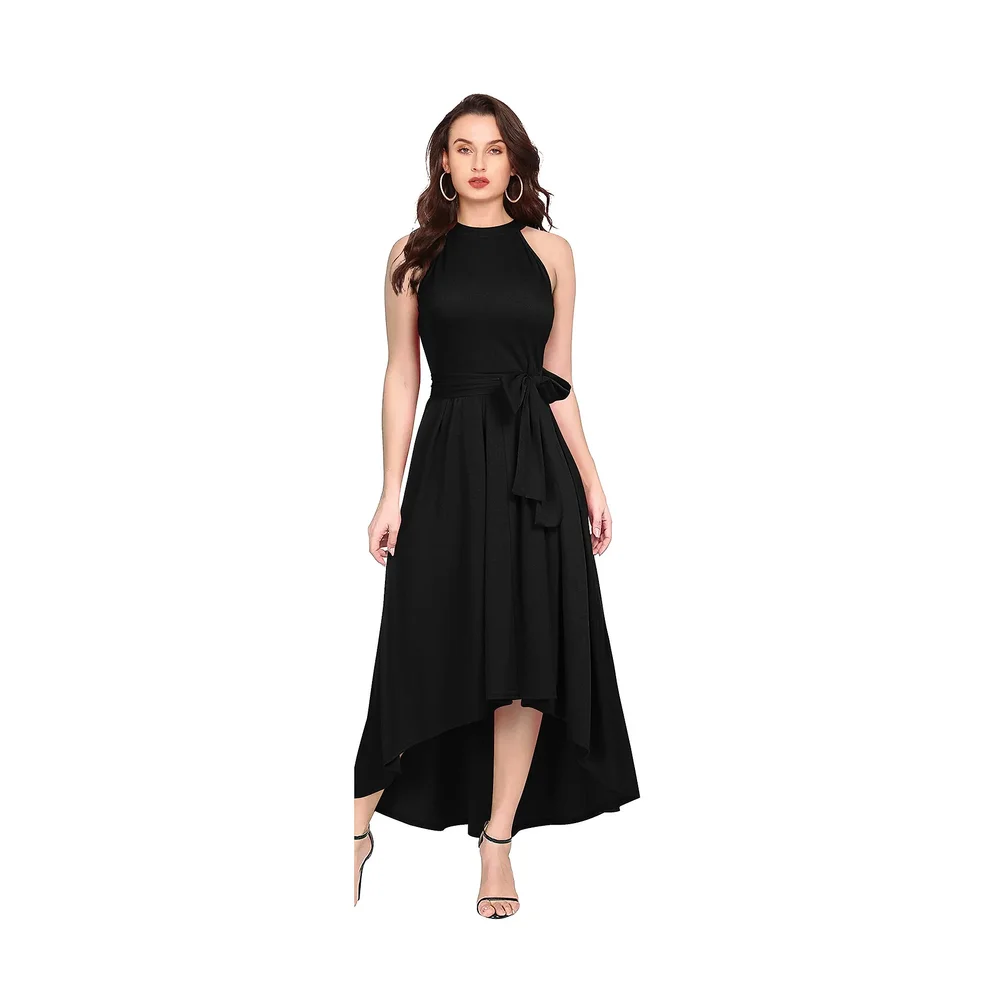 Black Women’s Maxi Dress - Textiles & Apparel by Cara Exim