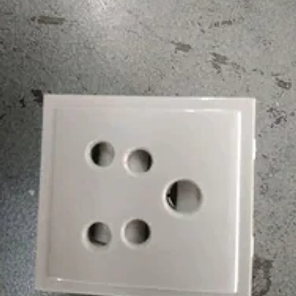 6 Amp 5-Pin Wall-Mounted Electrical Socket - Electronics & Electrical by Sri Manjunath Electricals