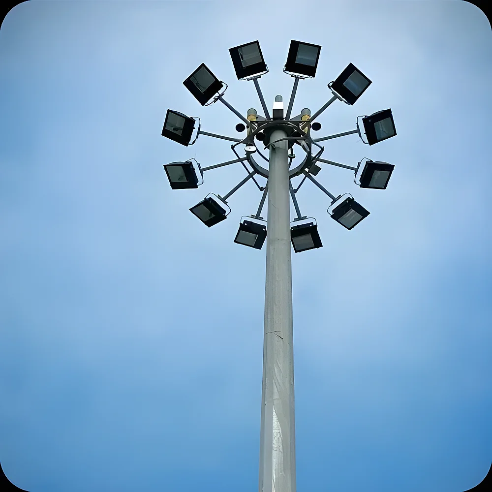Galvanized Steel High Mast Pole - Construction & Building Materials by Frisson Globalize