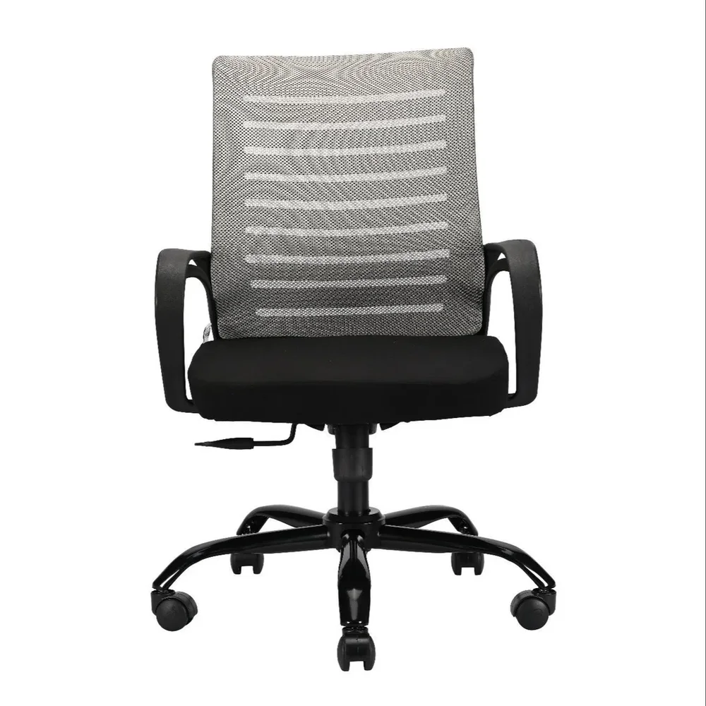 Grey Mid-Back Mesh Office Chair - Furniture & Interiors by IAFA Furniture Pvt. Ltd.