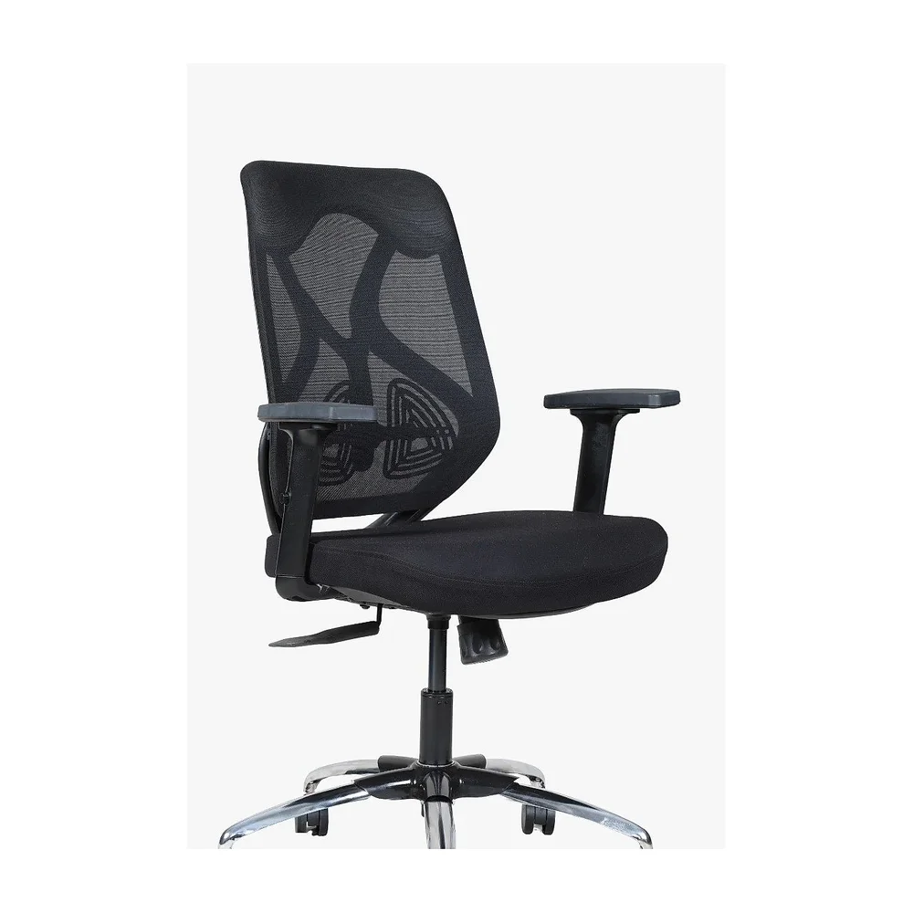 Black Mid Back Mesh Executive Office Chair - Furniture & Interiors by IAFA Furniture Pvt. Ltd.