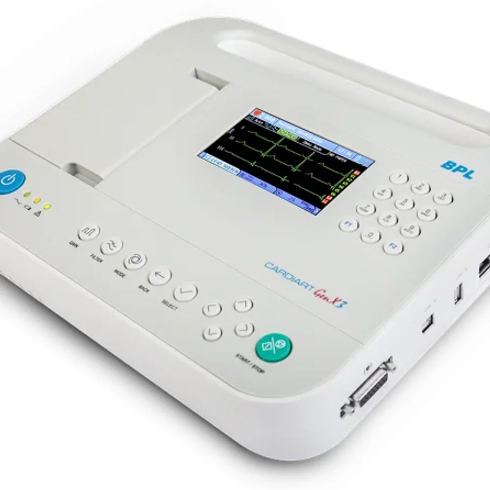 BPL Cardiart GenX3 3-channel ECG Machine - Healthcare & Medical by Accurate Surgicals