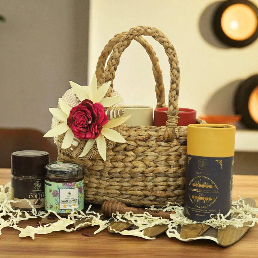 Gourmet Food and Personal Care Gift Box - Handicrafts & Gifts by Innoskape India Pvt. Ltd.