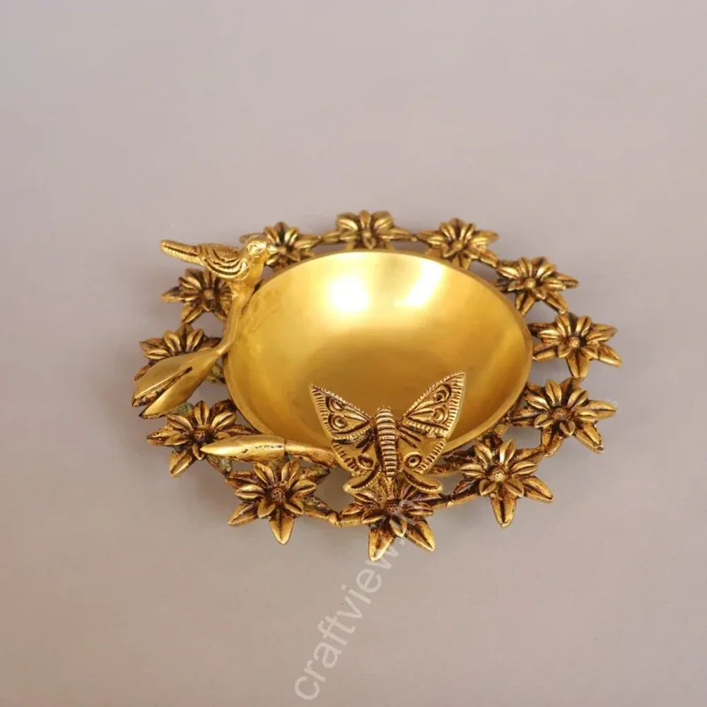 Brass Modern Fruit Bowl - Home & Kitchen by Craftsview