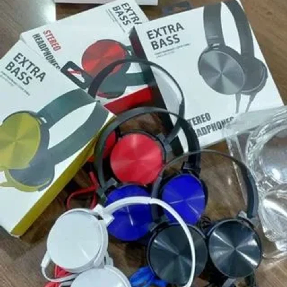 Wired On-Ear Headphones with Microphone - Electronics & Electrical by Aaradhya Nutrabites