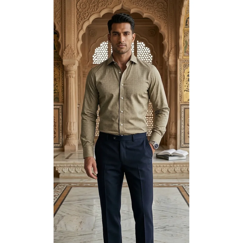 Men's Tailored Fit Flannel Shirt - Textiles & Apparel by G M Apparels