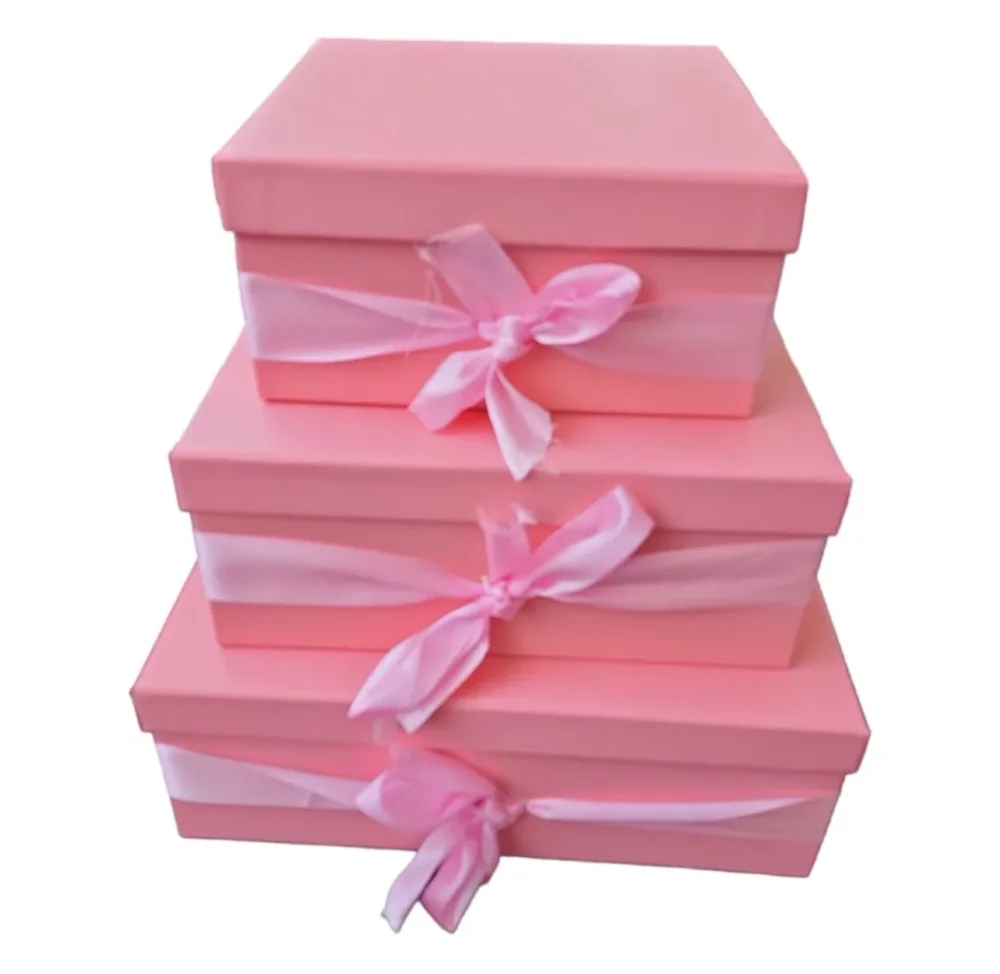 Kappa Board Top & Bottom Lid Rigid Boxes with Ribbon Tie - Packaging & Printing by Hindustan Handmade Paper Products
