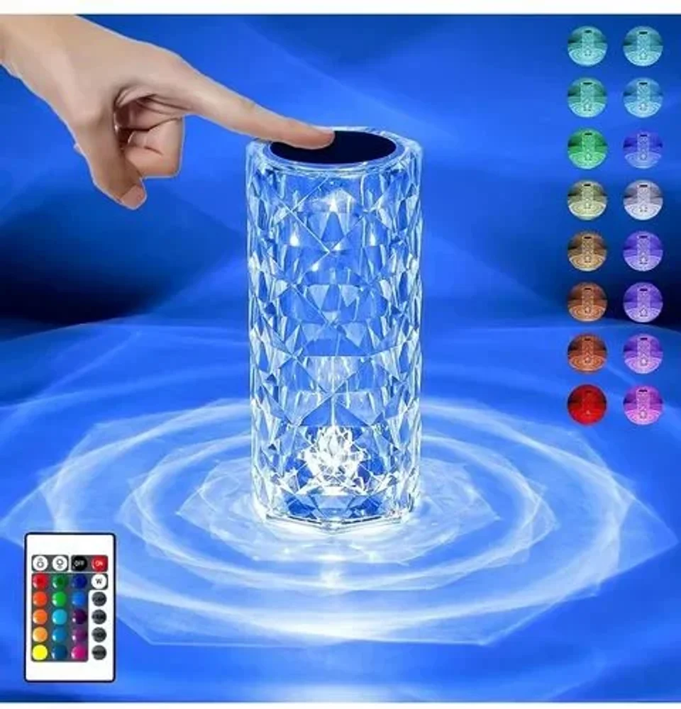 NIYAMAX Crystal LED Table Lamp - Furniture & Interiors by Aaradhya Nutrabites