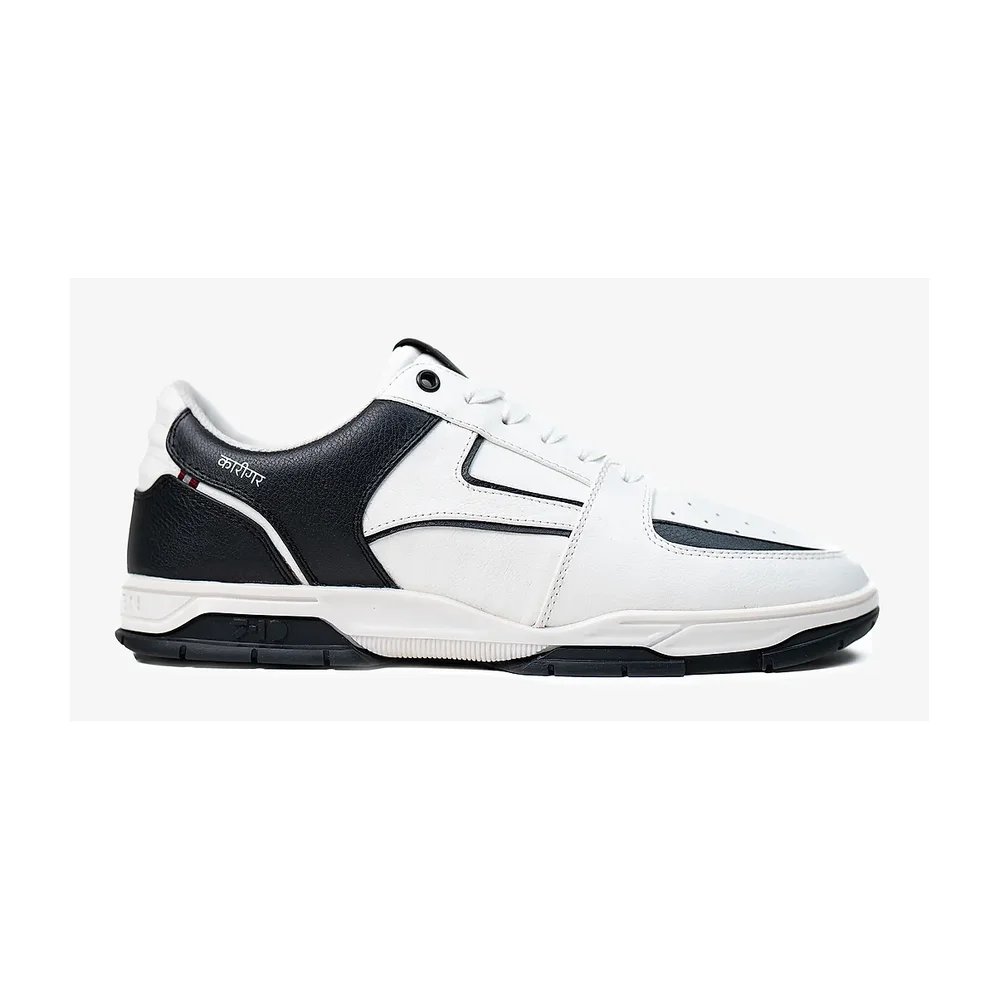 777 Karigar All-White Synthetic Leather Shoes - Footwear, Bags & Leather Goods by Disruptive Fashion Pvt. Ltd.