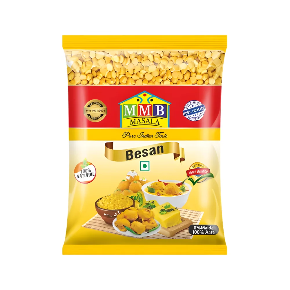 Besan Flour Packaging Pouch - Packaging & Printing by Bhat Shawl Collection