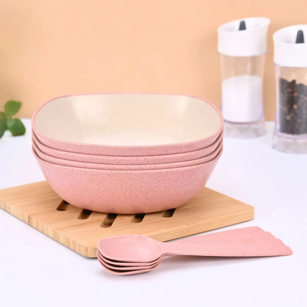 Rice Husk Bamboo Fibre Multipurpose Bowl - Home & Kitchen by Monday and Co.