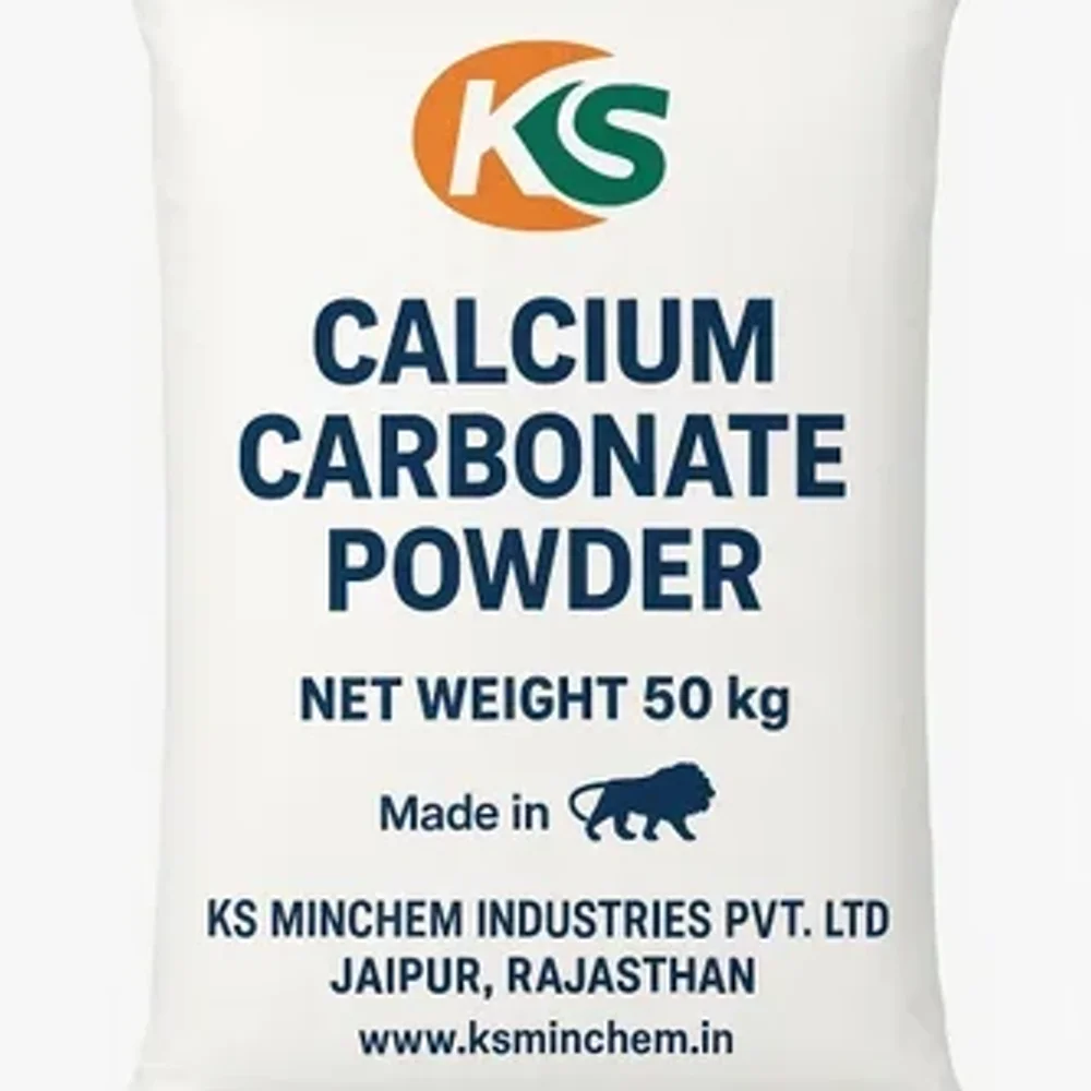 Natural Calcium Carbonate Powder - Chemicals & Raw Materials by K.S Minchem Industries Pvt. Ltd.