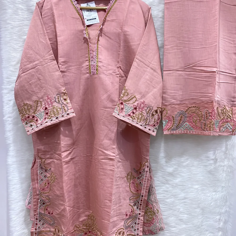 AYZEL Festive Lawn Embroidered Cotton Net Kurta Set Material - Textiles & Apparel by Ayzel Pvt. Ltd.