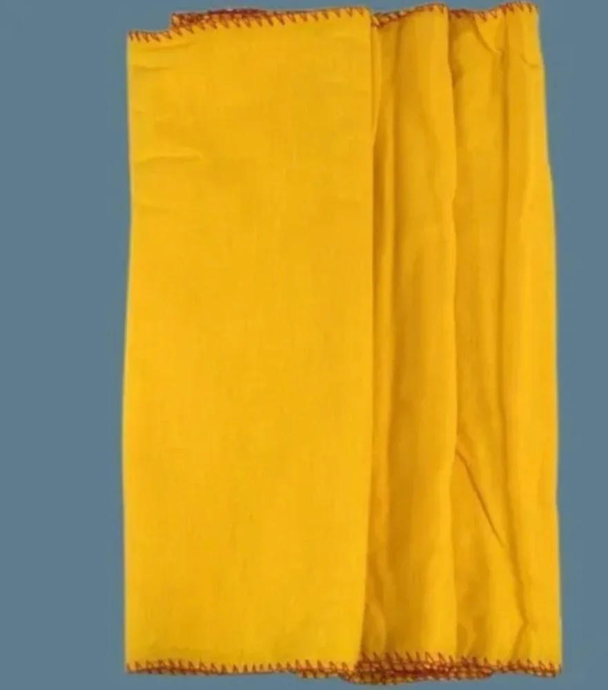17x27inch Yellow Cotton Rectangular Duster - Home & Kitchen by Triveni Trading Co.