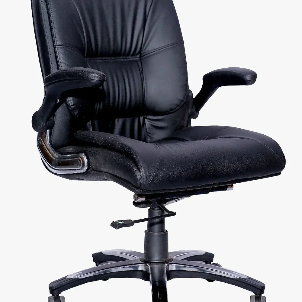Black Mid Back Mesh Office Chair - Furniture & Interiors by IAFA Furniture Pvt. Ltd.