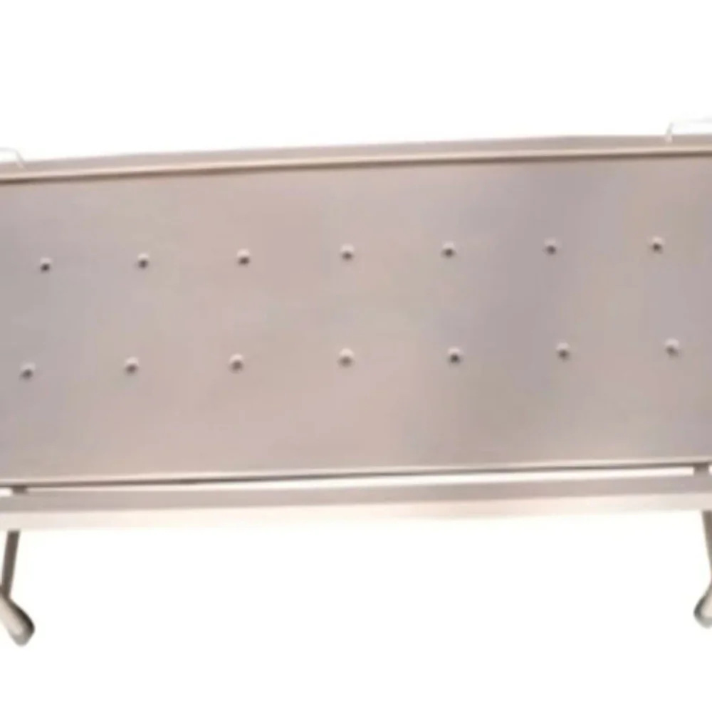 Mild Steel Plain Attendant Bed for Hospitals - Healthcare & Medical by Medicom International