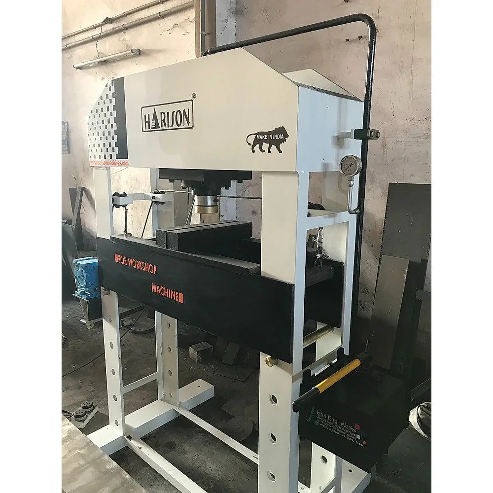 Mild Steel 300 Ton H-frame Hydraulic Press - Machinery & Equipment by Hari Engineering Works