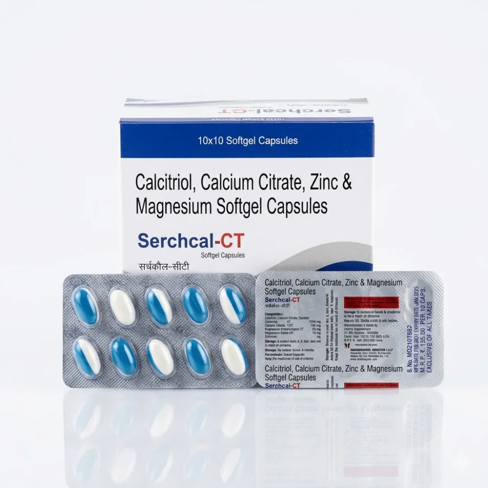 Calcitriol Calcium Citrate Zinc Magnesium Softgel Capsules - Healthcare & Medical by Healthserch Pharma LLP