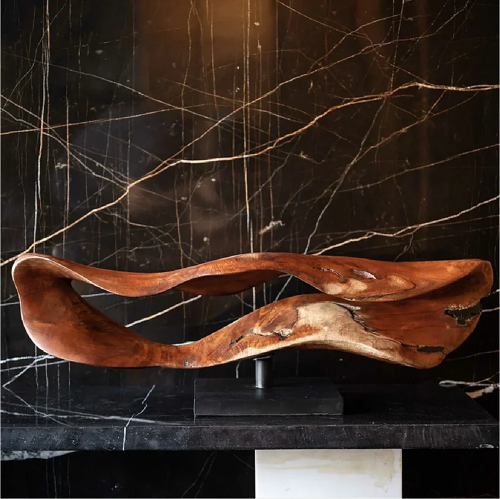Abstract Enclosed Sculpture - Construction & Building Materials by Wooden Owl Design Pvt. Ltd.