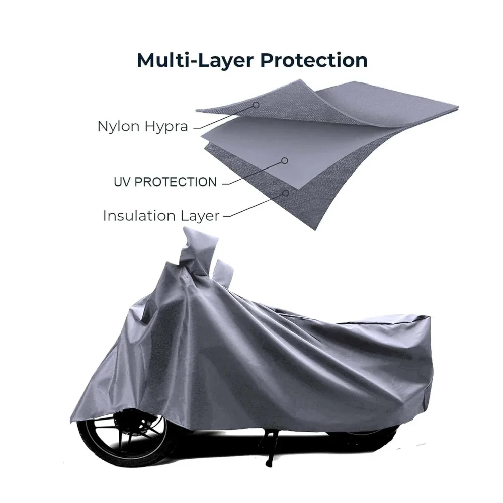Nylon Hypra Rainproof Scooty Cover with Mirror Pockets - Automotive & Transport by Worldlookenterprises
