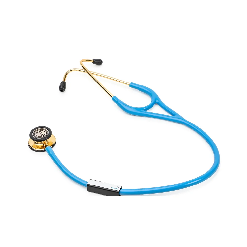 Life Line Gold Finish Stainless Steel Stethoscope - Healthcare & Medical by Accurate Surgicals