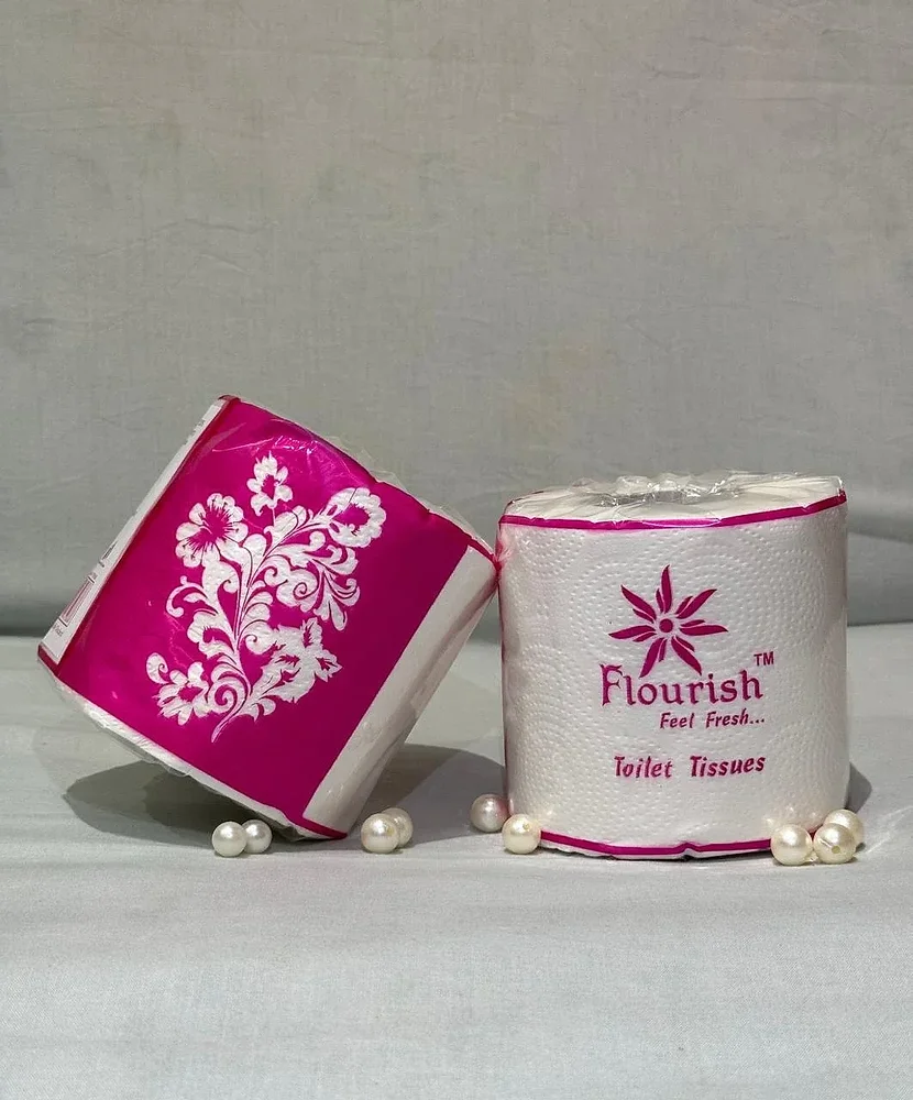100 Gms Soft Absorbent Toilet Tissue Roll - Paper & Stationery by Flourish Trading Co.