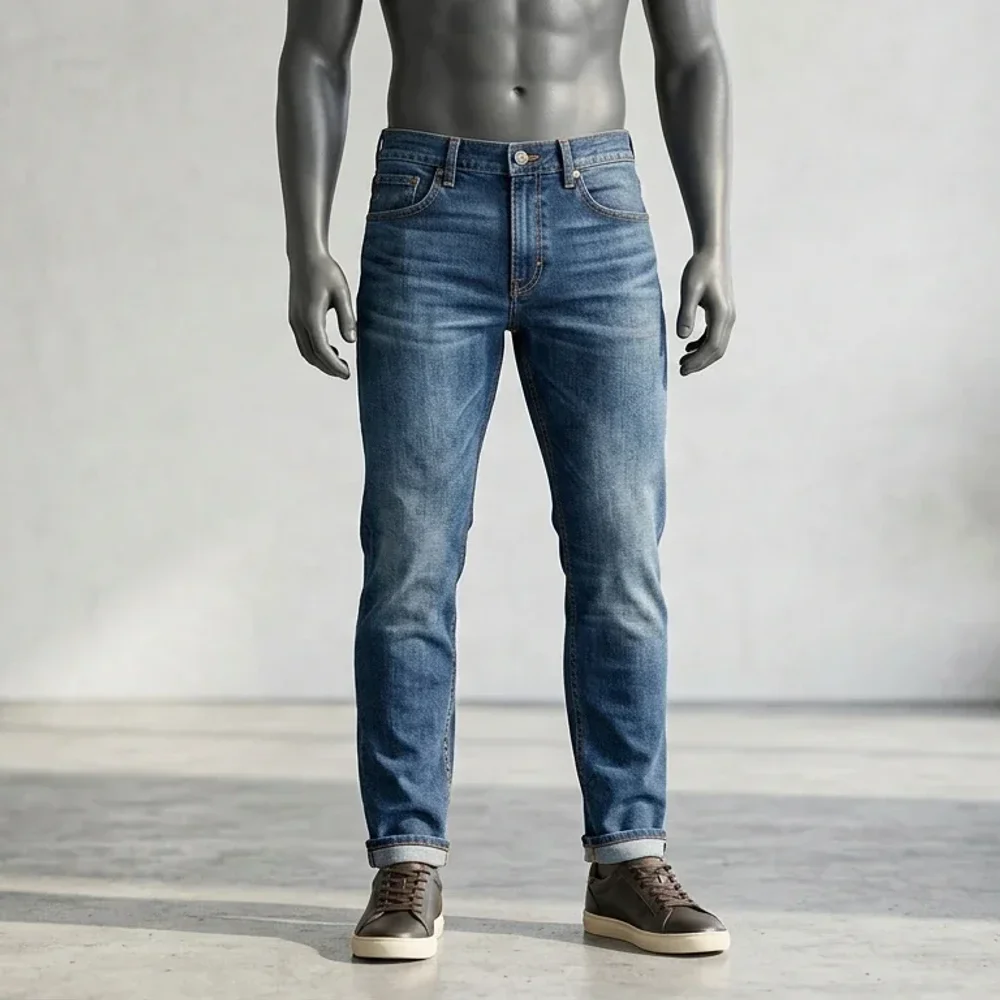 Denim Slim Fit Jeans Pant - Textiles & Apparel by Kgn Cloth House