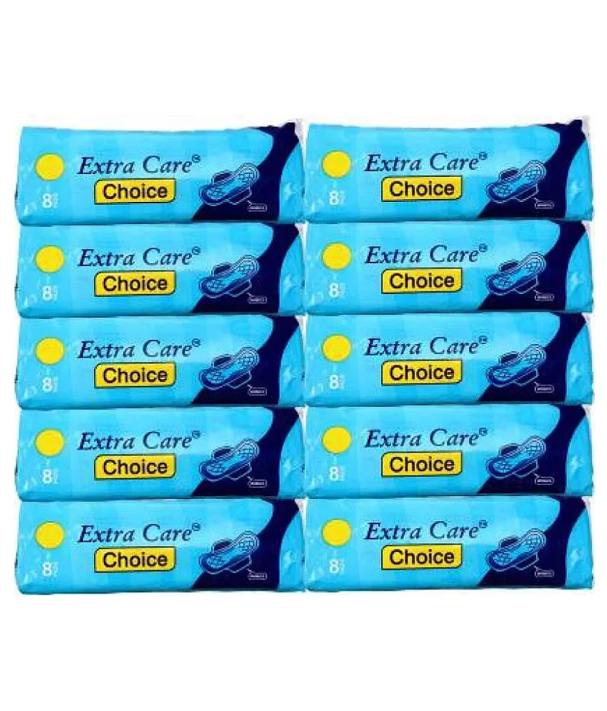 White Fragranced Sanitary Napkins, Medium, 240mm - Beauty & Personal Care by Agrawal Associates