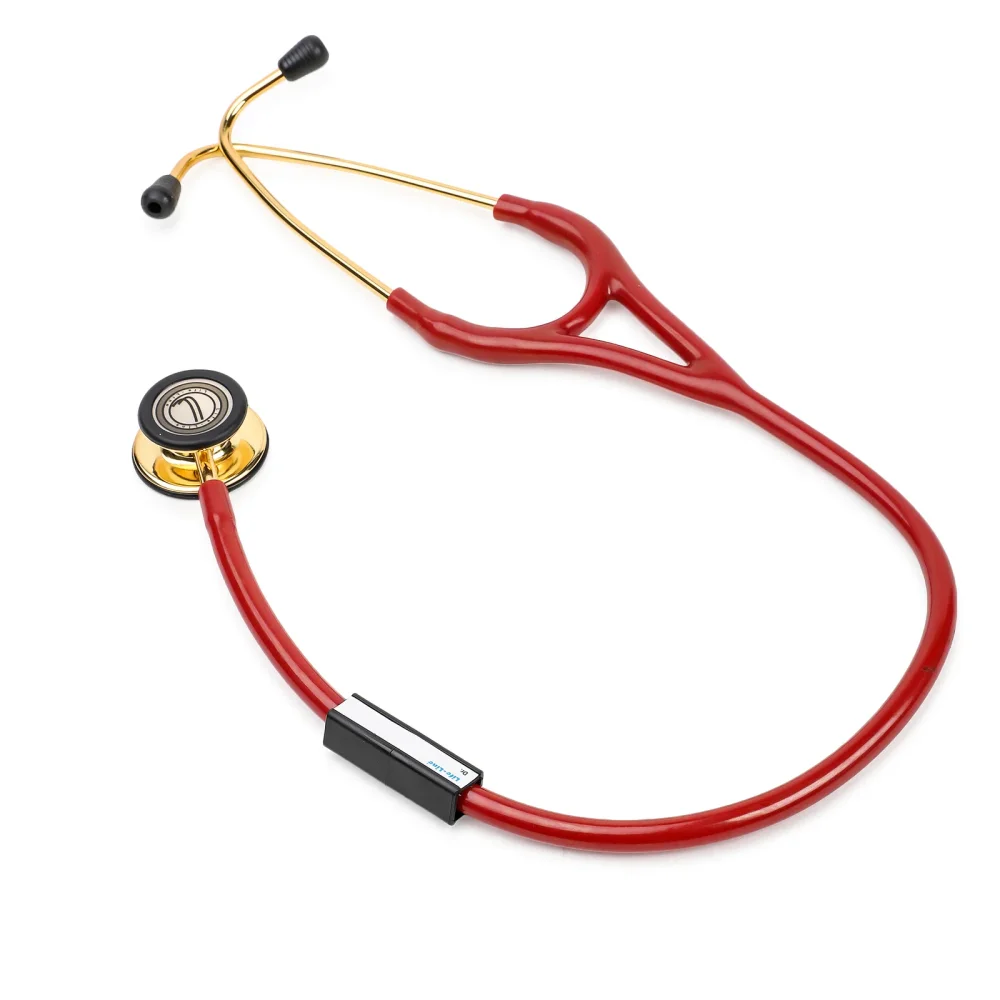Life Line L2 Red Stainless Steel Stethoscope - Healthcare & Medical by Accurate Surgicals