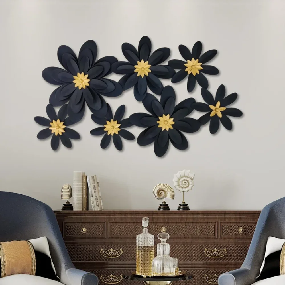 Cocovey Black Gold Fusion Metal Wall Decor – Handcrafted Luxury Wall Art - Home & Kitchen by Orobe