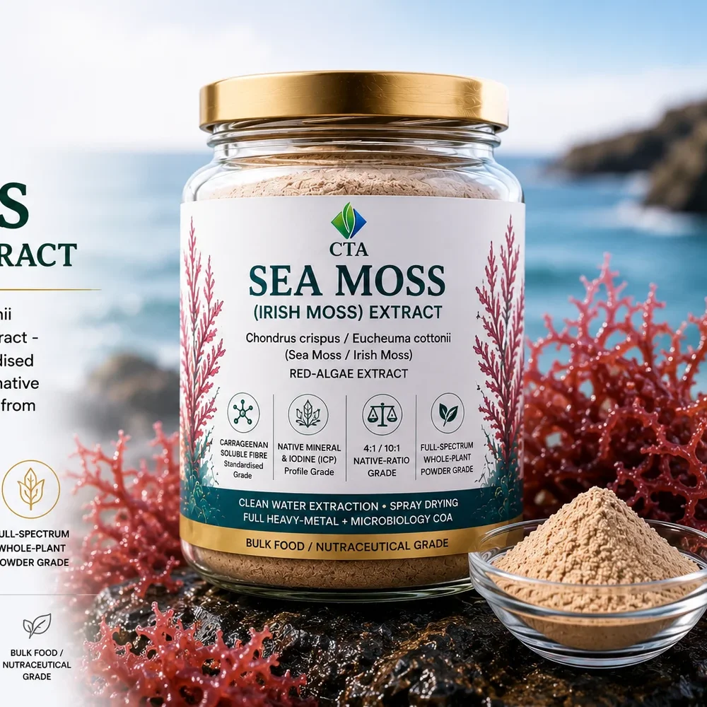 Sea Moss Extract Powder - Carrageenan & 92 Minerals Standardised - Food & Agriculture by Central Trade Agency Pvt. Ltd.