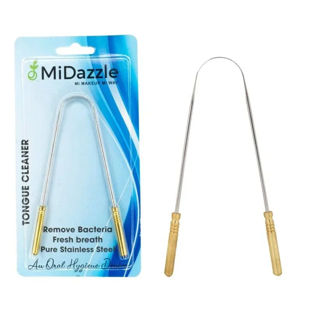MiDazzle Stainless Steel Tongue Cleaner - Beauty & Personal Care by HP Distributor
