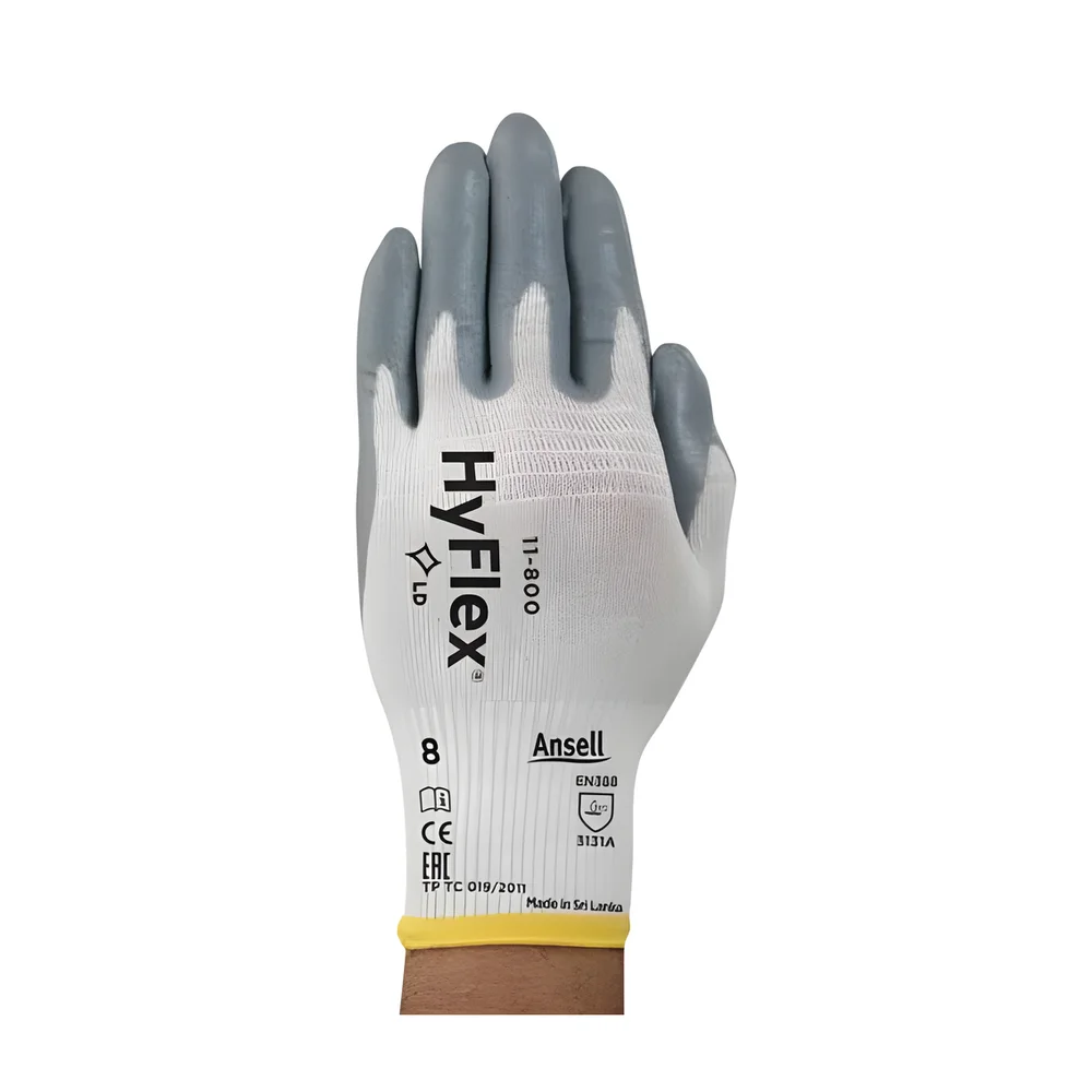 Ansell Hyflex 11-800 Nitrile Polyurethane Coated Gloves - Industrial Supplies & Tools by Cosmedik Inc.