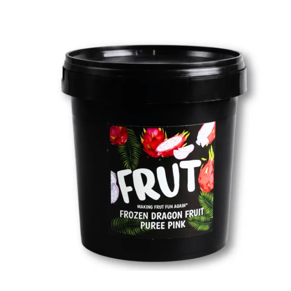 FRUT Frozen Pink Dragon Fruit Puree 1kg - Food & Agriculture by Sumukham Enterprise LLP
