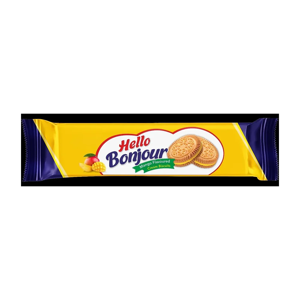 Hello Bonjour Mango Flavoured Cream Biscuits - Food & Agriculture by Coastal Capital India Forwarding & Transportation Services