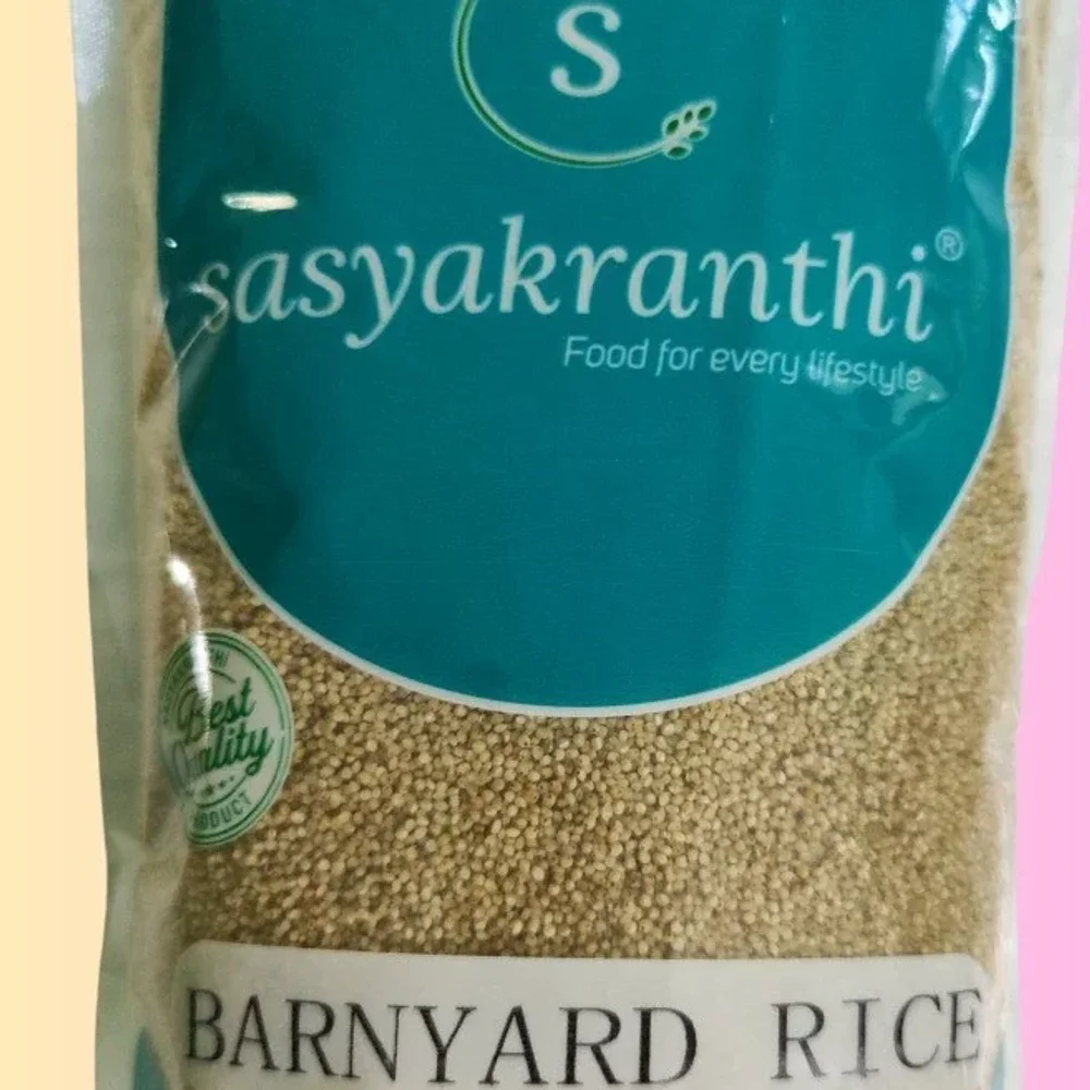 Sasyakranthi Barnyard Rice (Barnyard Millet) - Food & Agriculture by Sasyakranthi Agro and Food Products Pvt.