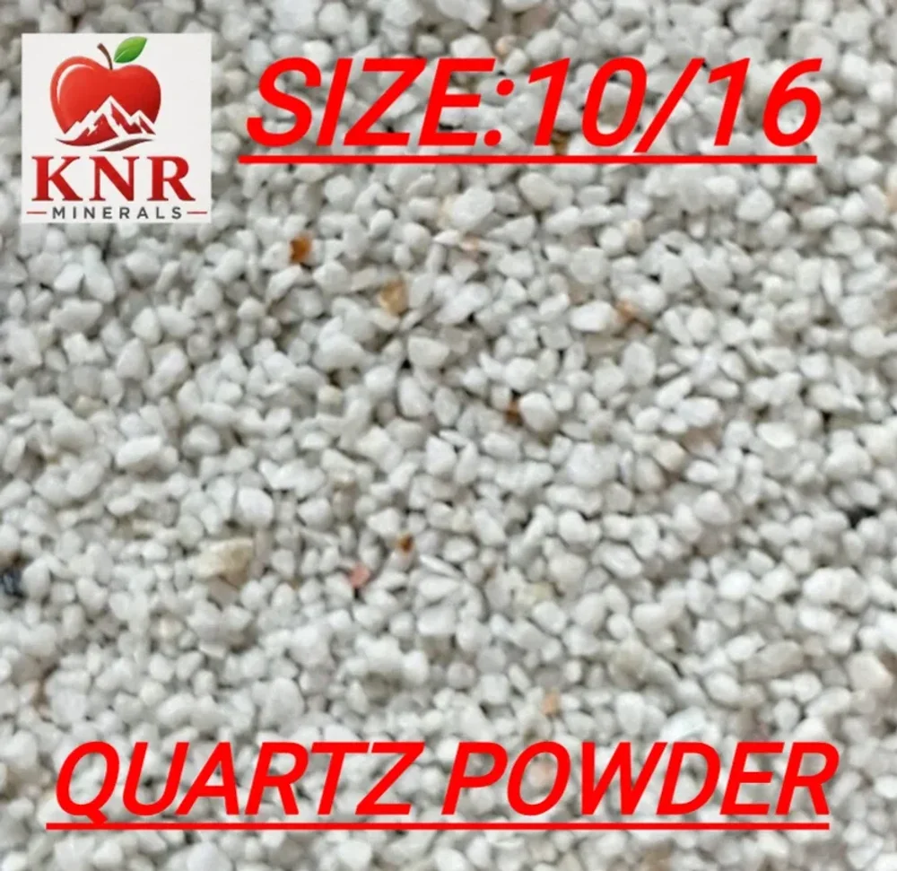 1/2WHITE Quartzite Powder - Construction & Building Materials by KNR Minerals&traders