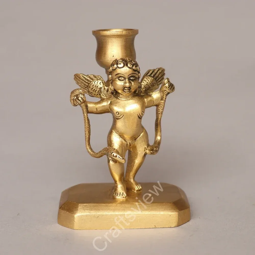 Brass Figurine Tealight Holder - Home & Kitchen by Craftsview