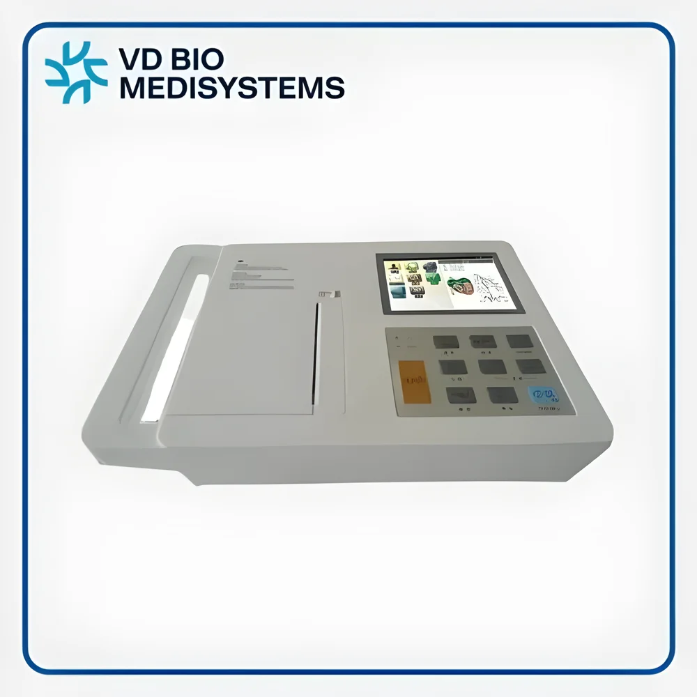 Six Channel Portable ECG Machine with Touchscreen LCD - Healthcare & Medical by VD Bio Medisystems