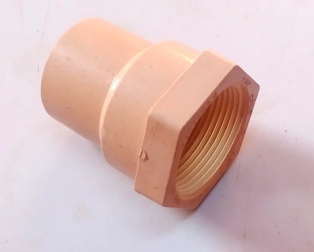 CPVC Threaded Pipe Adapter 1 1/4 inch - Construction & Building Materials by Avyaya Enterprise