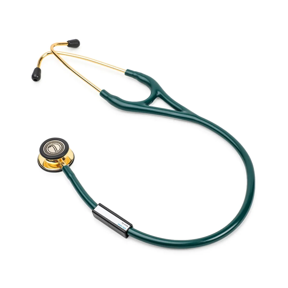 Life Line L2-Gold Plated Green Stethoscope - Healthcare & Medical by Accurate Surgicals